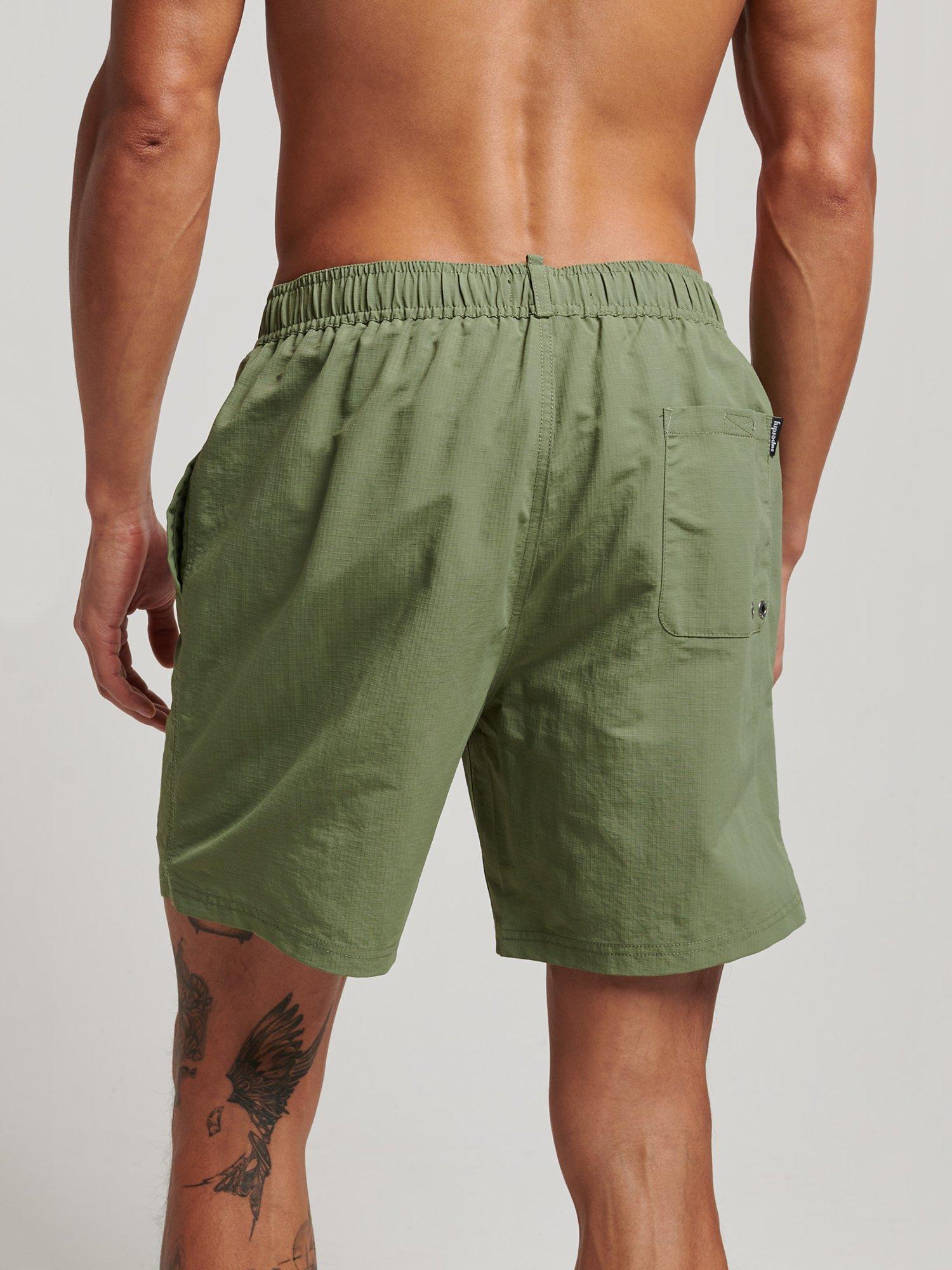 Product image 5 of 6, which shows Superdry Ripstop Swim Shorts, Olive Khaki, S