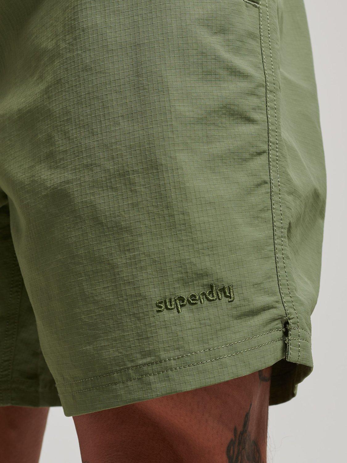 Product image 6 of 6, which shows Superdry Ripstop Swim Shorts, Olive Khaki, S