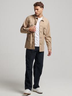 Superdry Vintage Combat Overshirt - view 2, Canyon Sand Brown