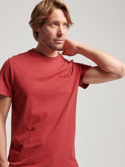Superdry Essential Logo Cotton T-Shirt, Hike Red Marl