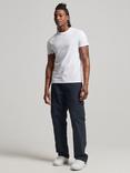 Superdry Organic Cotton Essential Logo T-Shirt, Optic/Optic