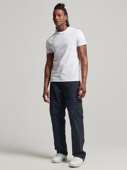 Superdry Essential Logo Cotton T-Shirt - view 2, Optic/Optic