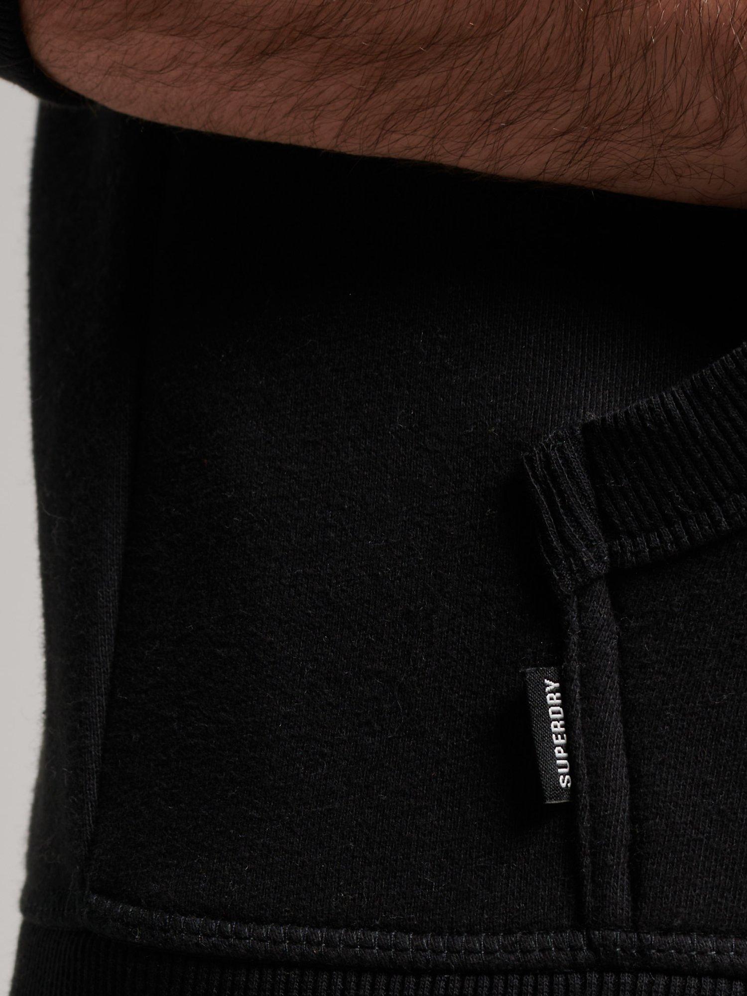 Product image 4 of 4, which shows Superdry Vintage Logo Embroidered Hoodie, Black, S