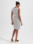 Hobbs Audra Stripe Shift Dress, Ivory/Hobbs Navy