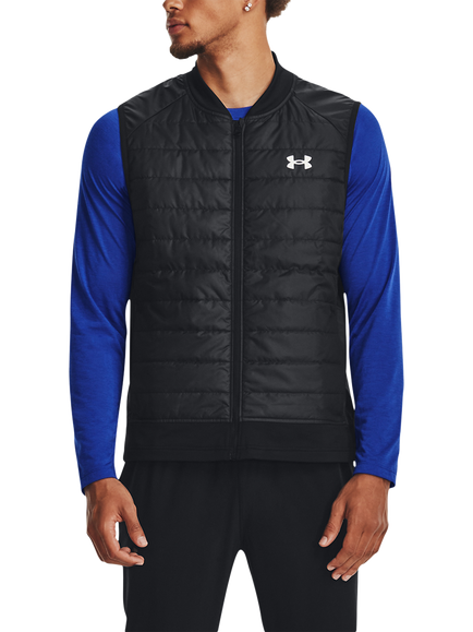 Under Armour Storm Insulated Run Vest, Black/Reflective, Black/Reflective