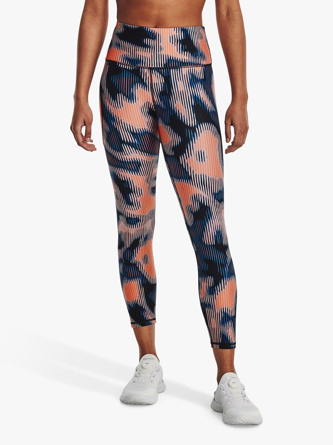 Under Armour HeatGear® No-Slip Waistband Printed Ankle Leggings