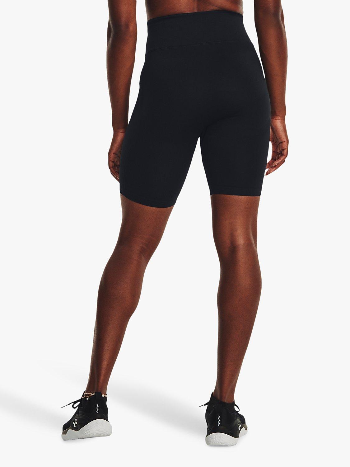 Product image 2 of 6, which shows Under Armour Training Short Leggings, Black/White, XS