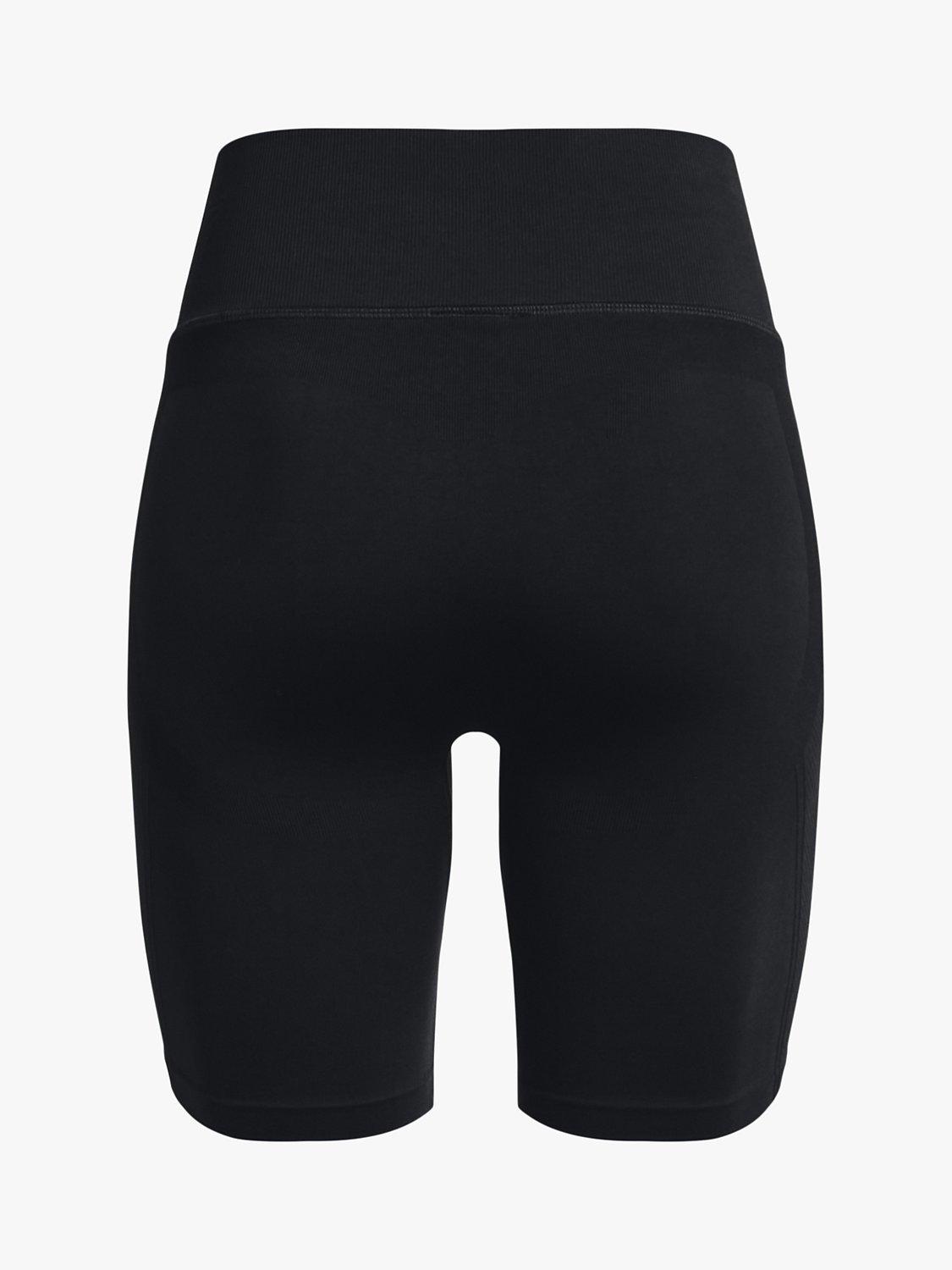 Product image 5 of 6, which shows Under Armour Training Short Leggings, Black/White, XS