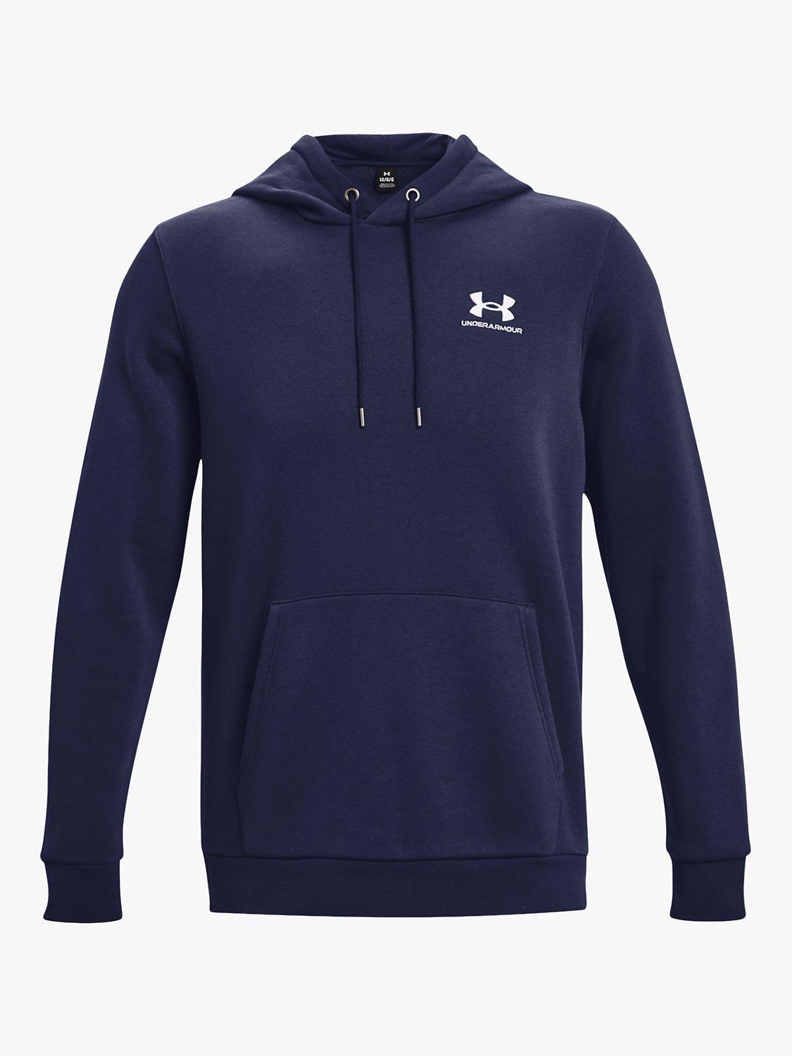 Under Armour Essential Fleece Hoodie Midnight Navy White