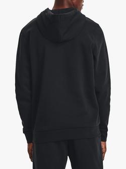 Under Armour Essential Fleece Hoodie - view 2, Black/White