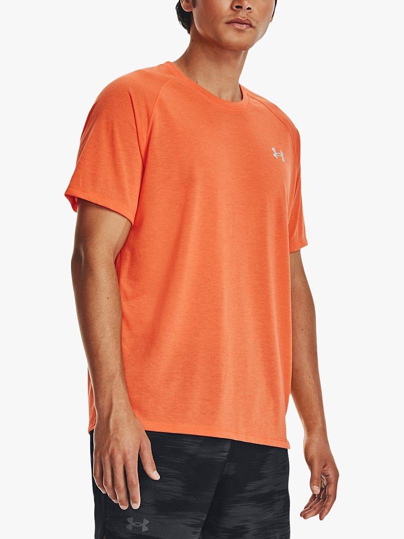 Under Armour Streaker Run Short Sleeve Running Top, Orange Reflect