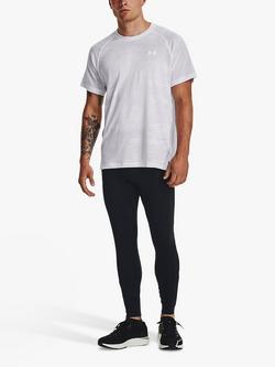 Under Armour Qualifier Elite Gym Leggings, Blk/Steel/Reflective