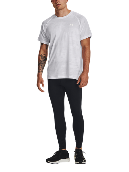 Under Armour Qualifier Elite Gym Leggings, Black/Steel/Reflective