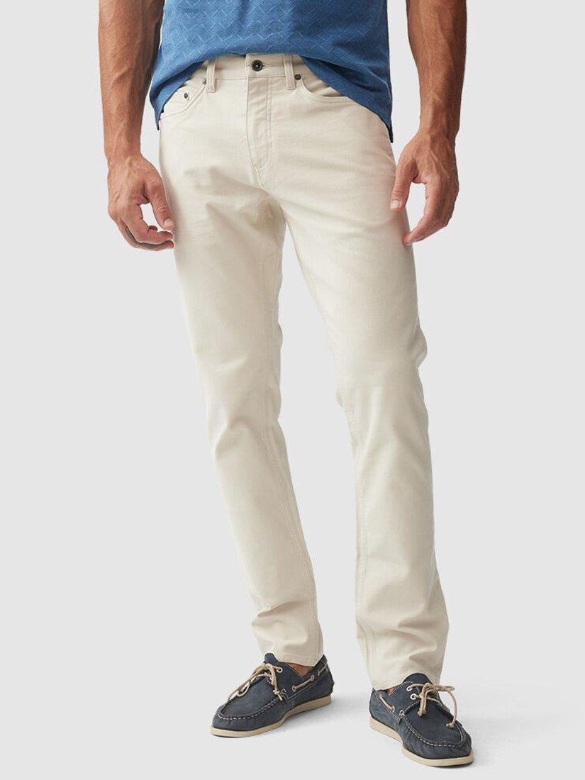 Rodd & Gunn Motion 2 Straight Fit Stretch Cotton Jeans, Stone