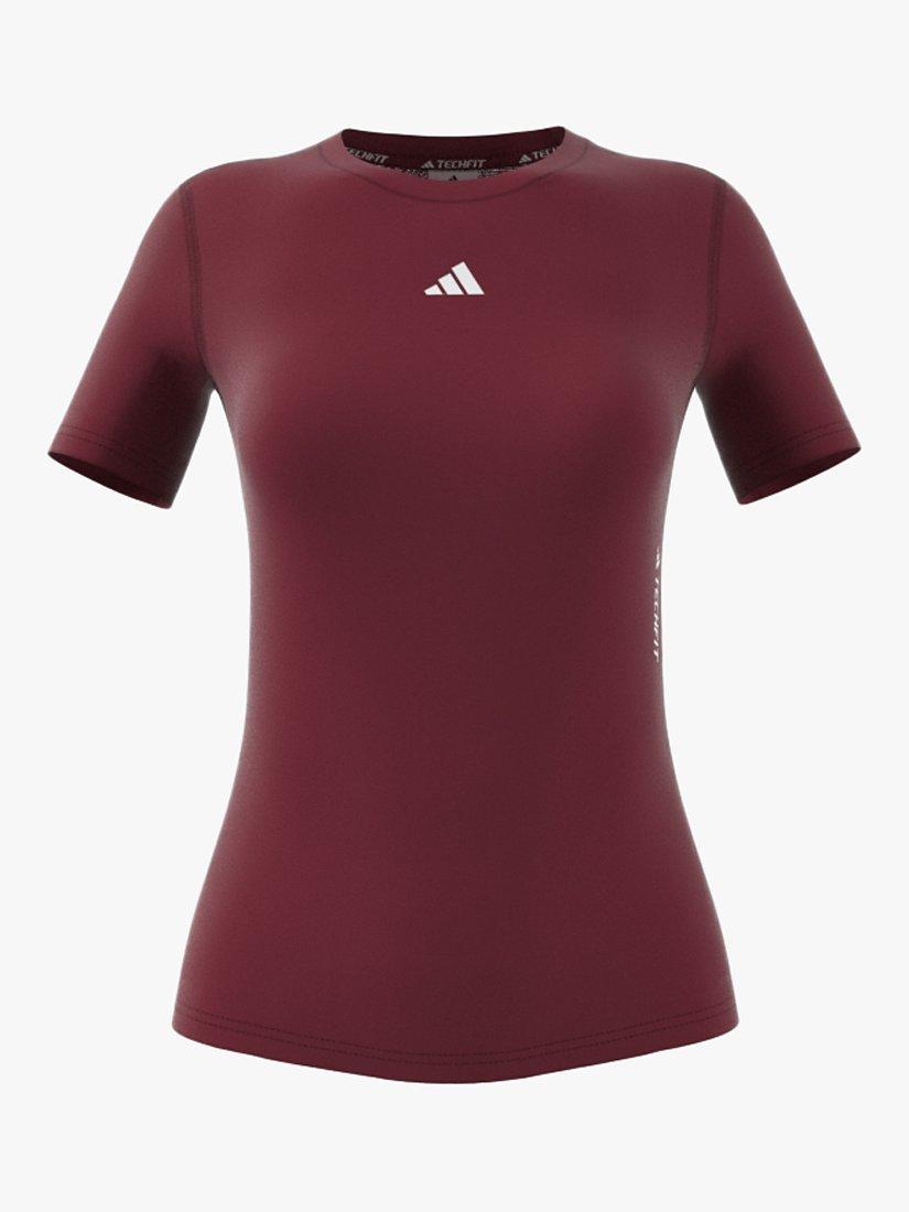 adidas AEROREADY Training Top, Shadow Red/White
