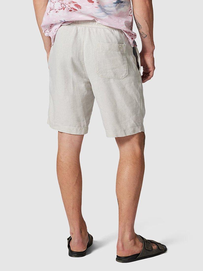 Product image 4 of 8, which shows Rodd & Gunn Linen 9" Resort Shorts, Oatmeal, M