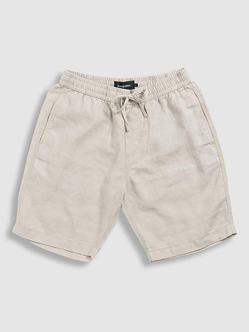 Product image 6 of 8, which shows Rodd & Gunn Linen 9" Resort Shorts, Oatmeal, M
