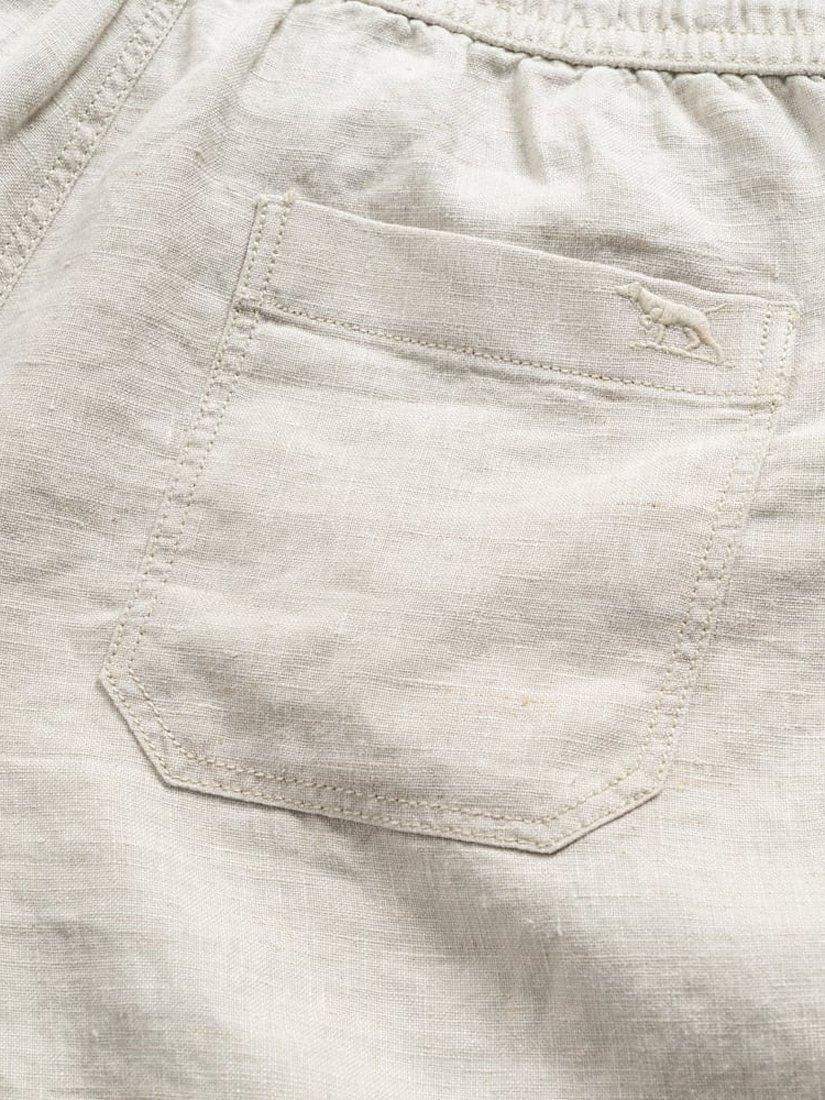 Product image 8 of 8, which shows Rodd & Gunn Linen 9" Resort Shorts, Oatmeal, M