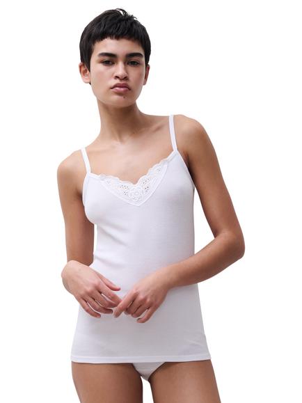 Chantelle Debbie Cami Vest, White, White