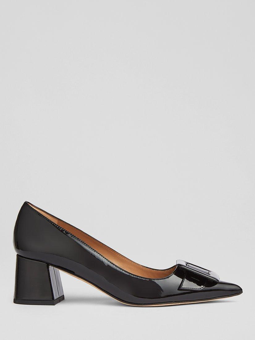 L.K.Bennett Tia Leather Court Shoes