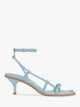 Whistles Mollie Twist Leather Strap Kitten Heel Sandals