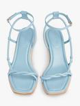 Whistles Mollie Twist Leather Strap Kitten Heel Sandals
