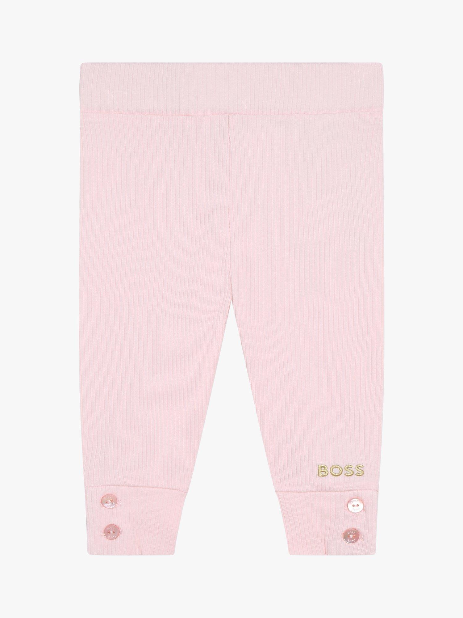 HUGO BOSS Baby Logo Leggings, Pink