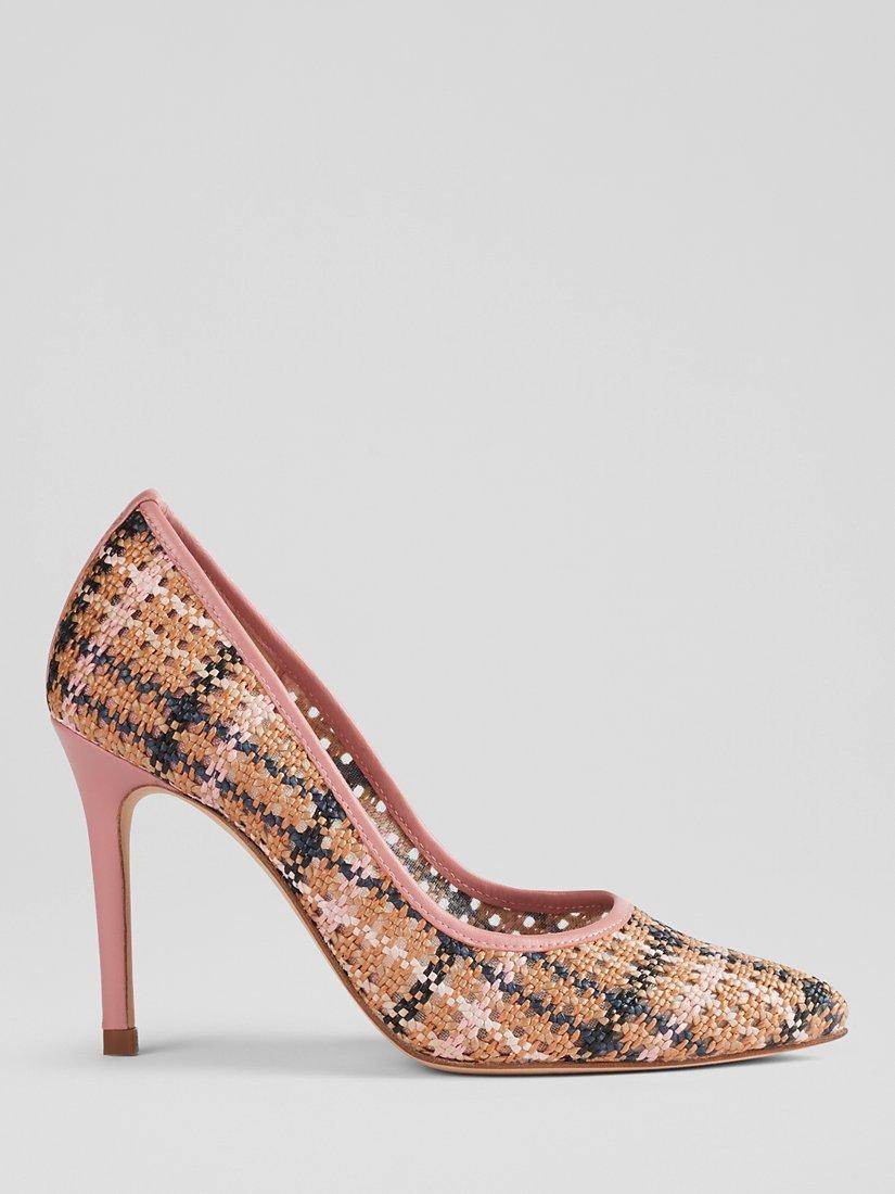 L.K.Bennett Fenella Leather Court Shoes, Multi