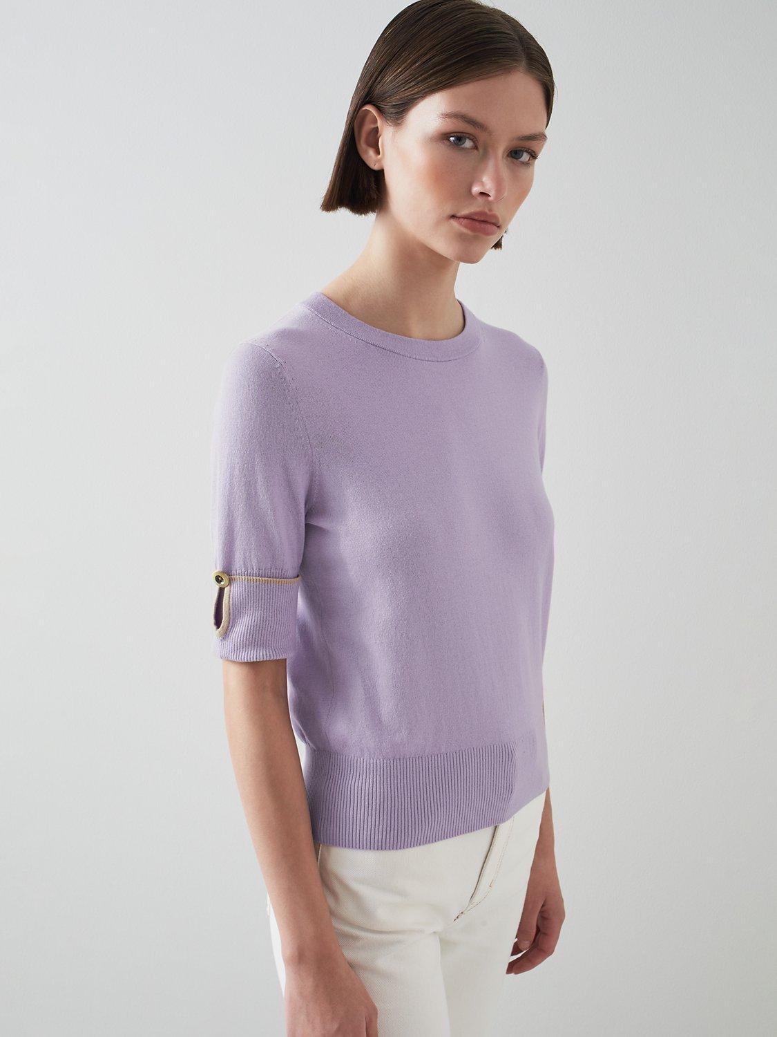 L.K.Bennett Bea Cotton Knitted Top, Multi