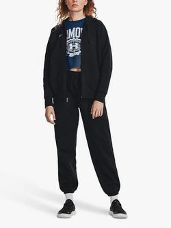 Under Armour Rival Fleece Full Zip Hoodie - view 2, Black /  / White