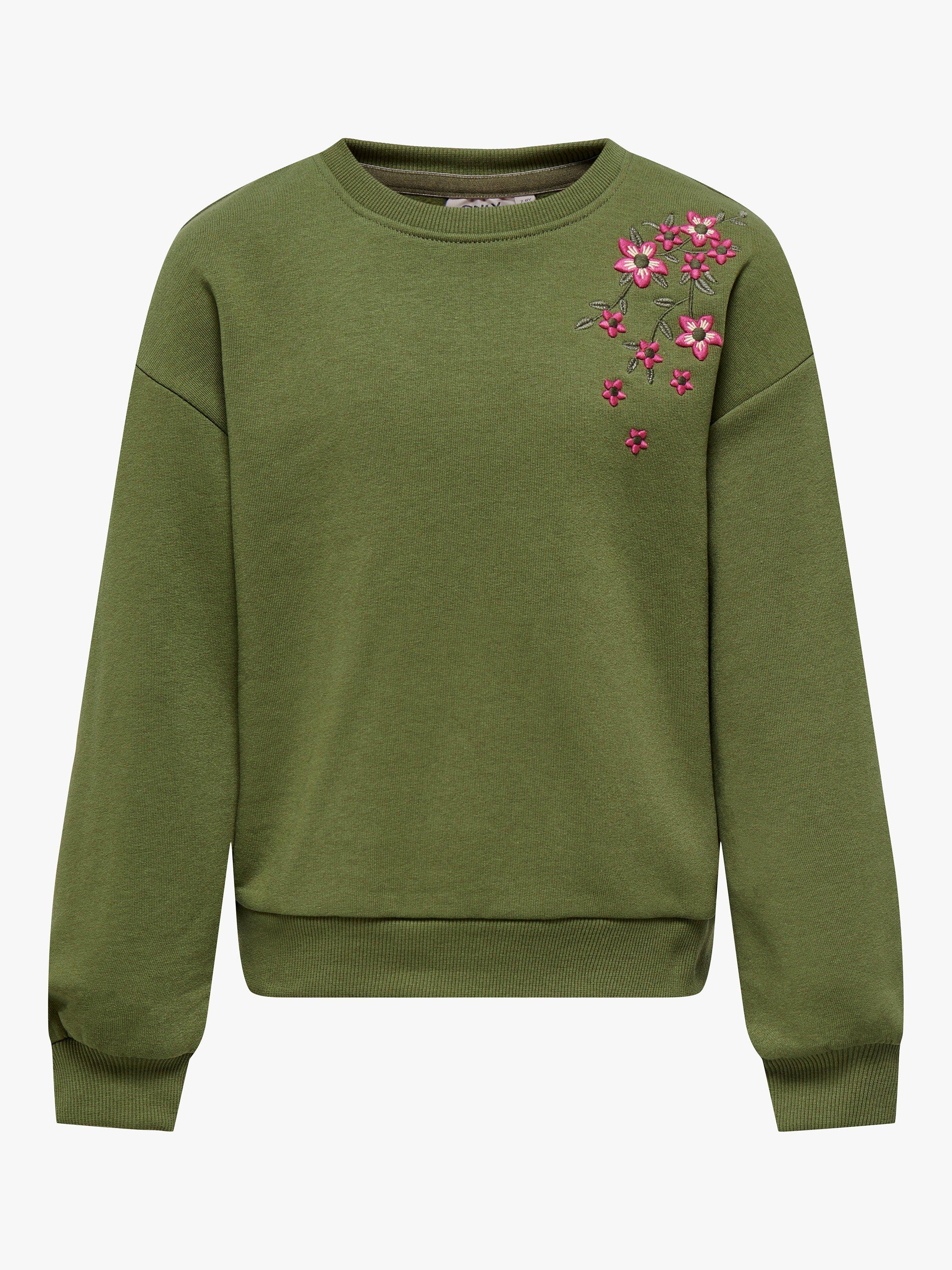 ONLY Kids' Kognew Sweatshirt, Winter Moss