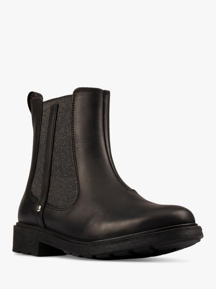 Clarks Kids' Astrol Orin Chelsea Boots, Black - view 2, Black