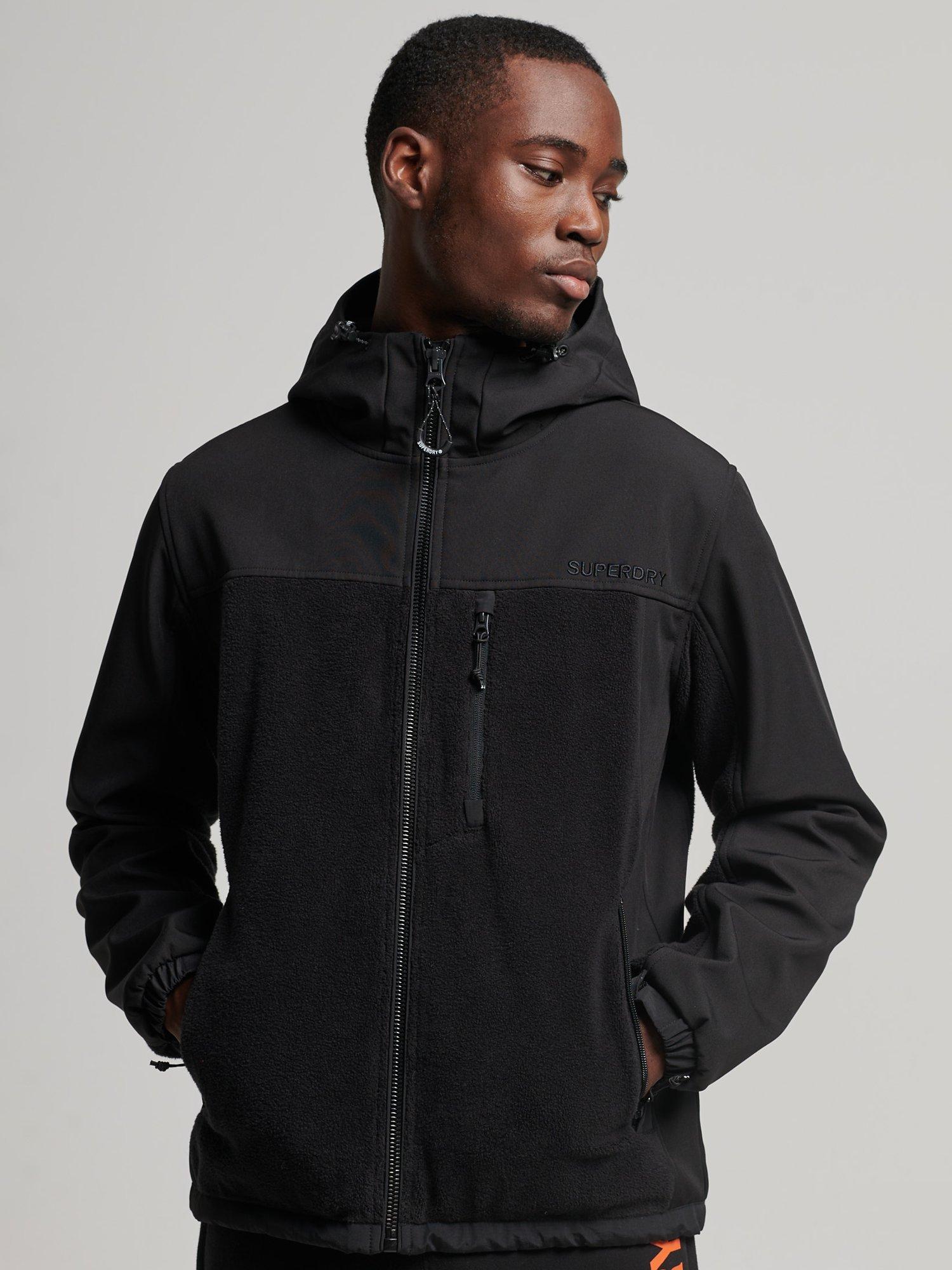Superdry Hybrid Trekker Jacket, Black