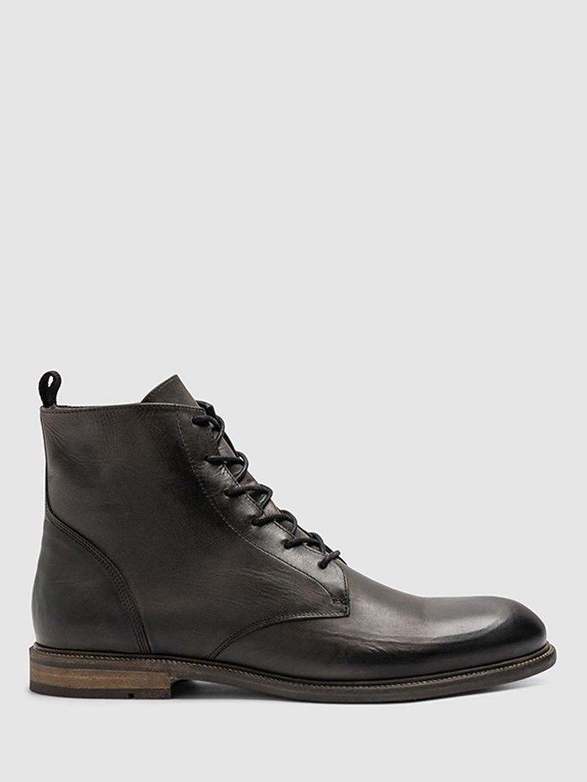 Rodd & Gunn Portal Military Leather Boots, Anthracite