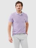 Rodd & Gunn The Gunn Cotton Slim Fit Short Sleeve Polo Shirt, Lilac