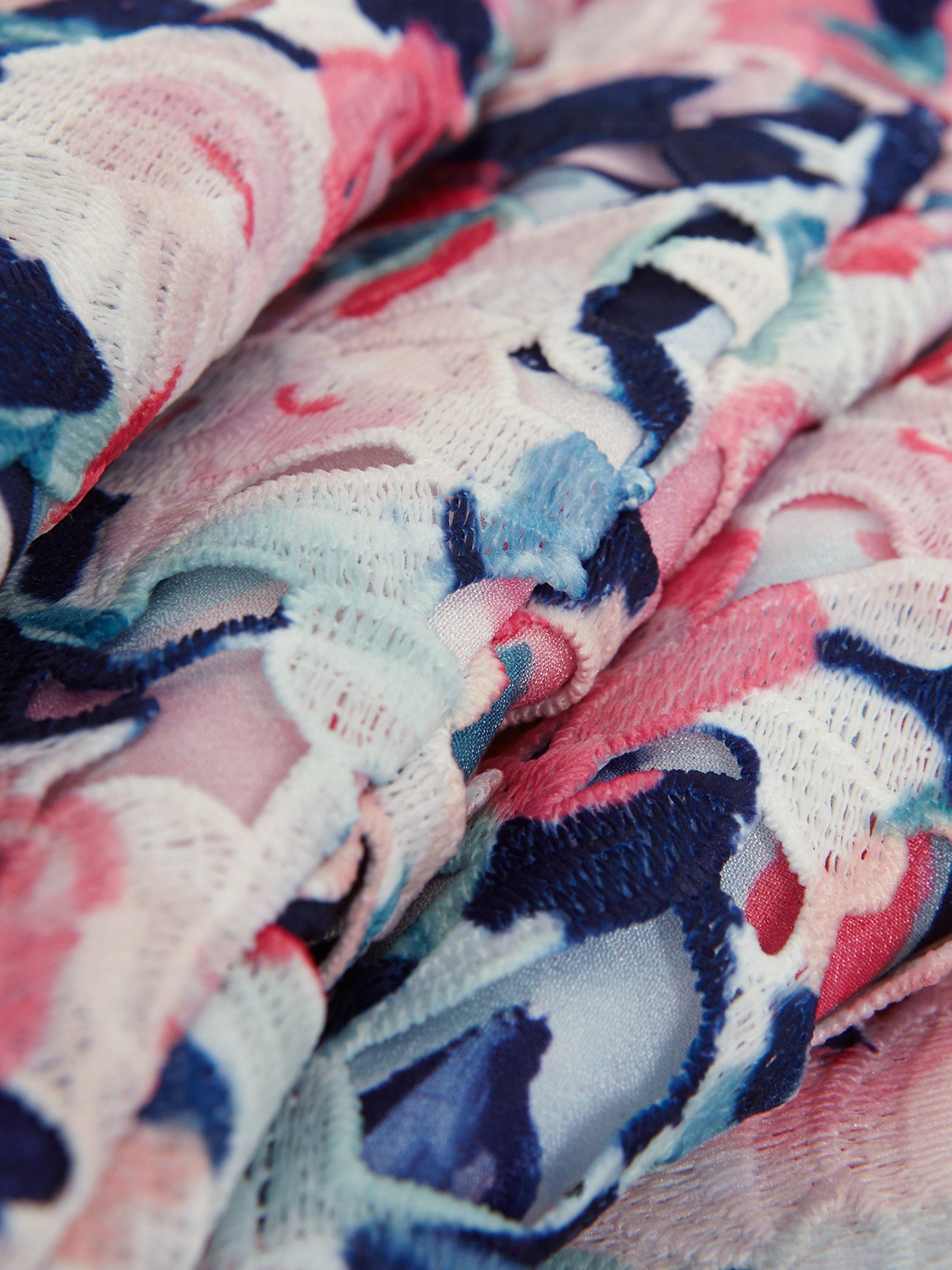 Product image 7 of 7, which shows Phase Eight Francesa Off Shoulder Floral Print Dress, Multi, 8