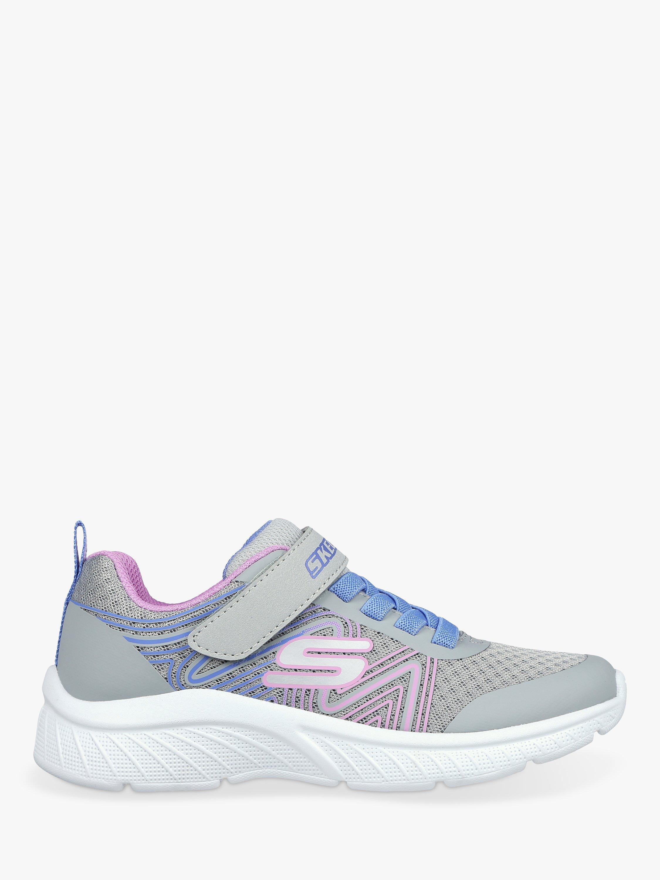 Skechers Kids' Microspec Plus Swirl Sweet Trainers, Grey