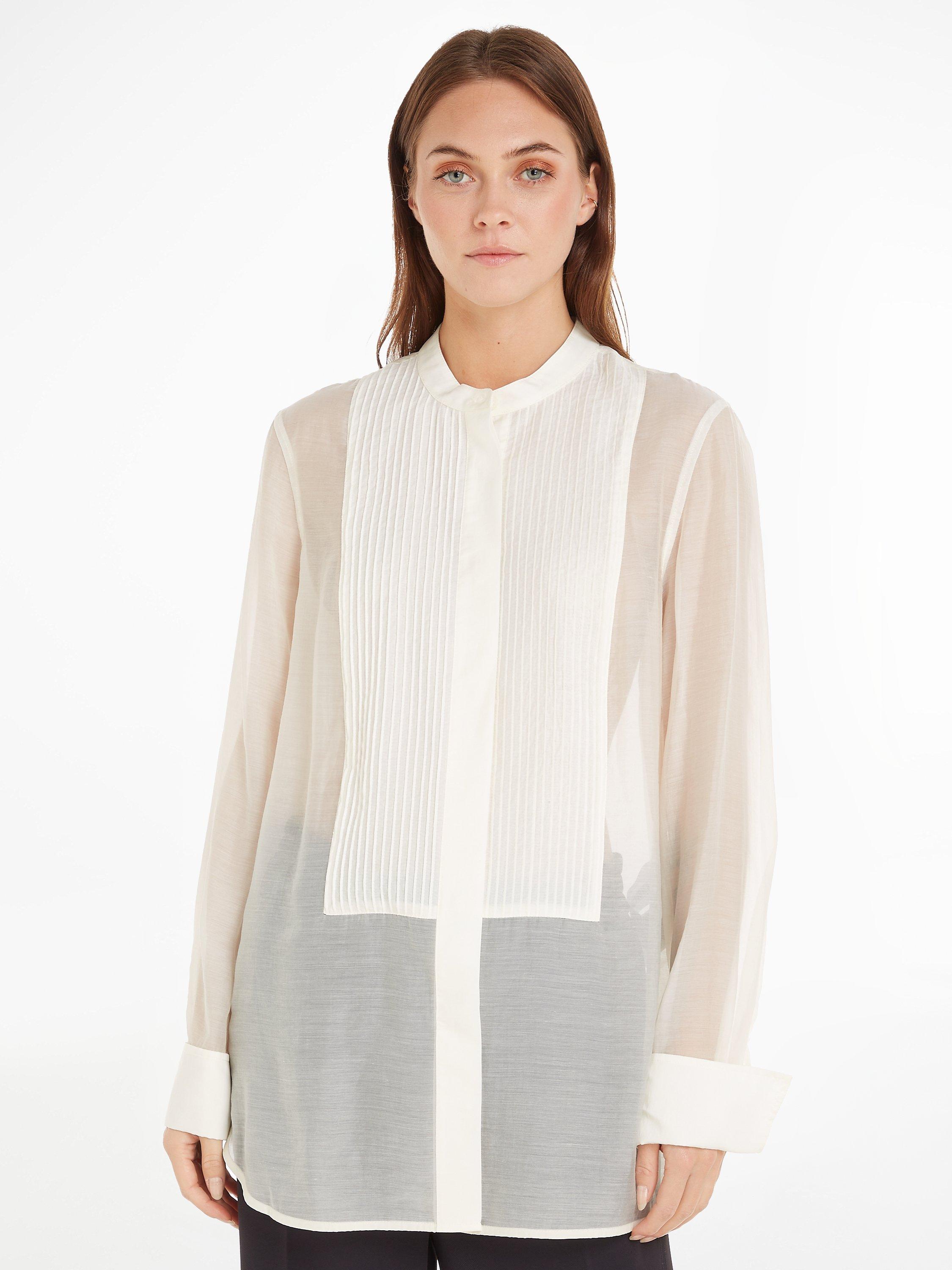 Calvin Klein Pleat Shirt, Vanilla Ice