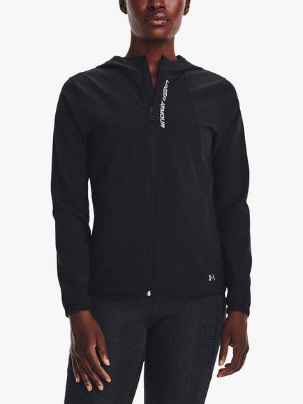 Under Armour OutRun The Storm Women's Running Jacket - view 2, Blk/Reflective/Rflc