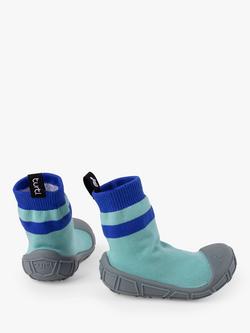 Turtl Kids' Recycled Indoor Outdoor Sock Shoes, Aqua