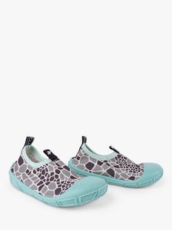 Turtl Kids' Recycled Aqua Shoes, Print/Aqua
