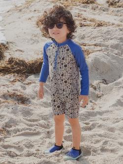 Turtl Kids' Recycled One Piece Swimsuit, Blue