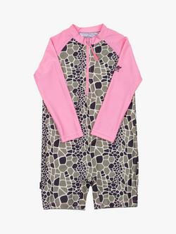 Turtl Kids' Recycled One Piece Swimsuit - view 2, Pink