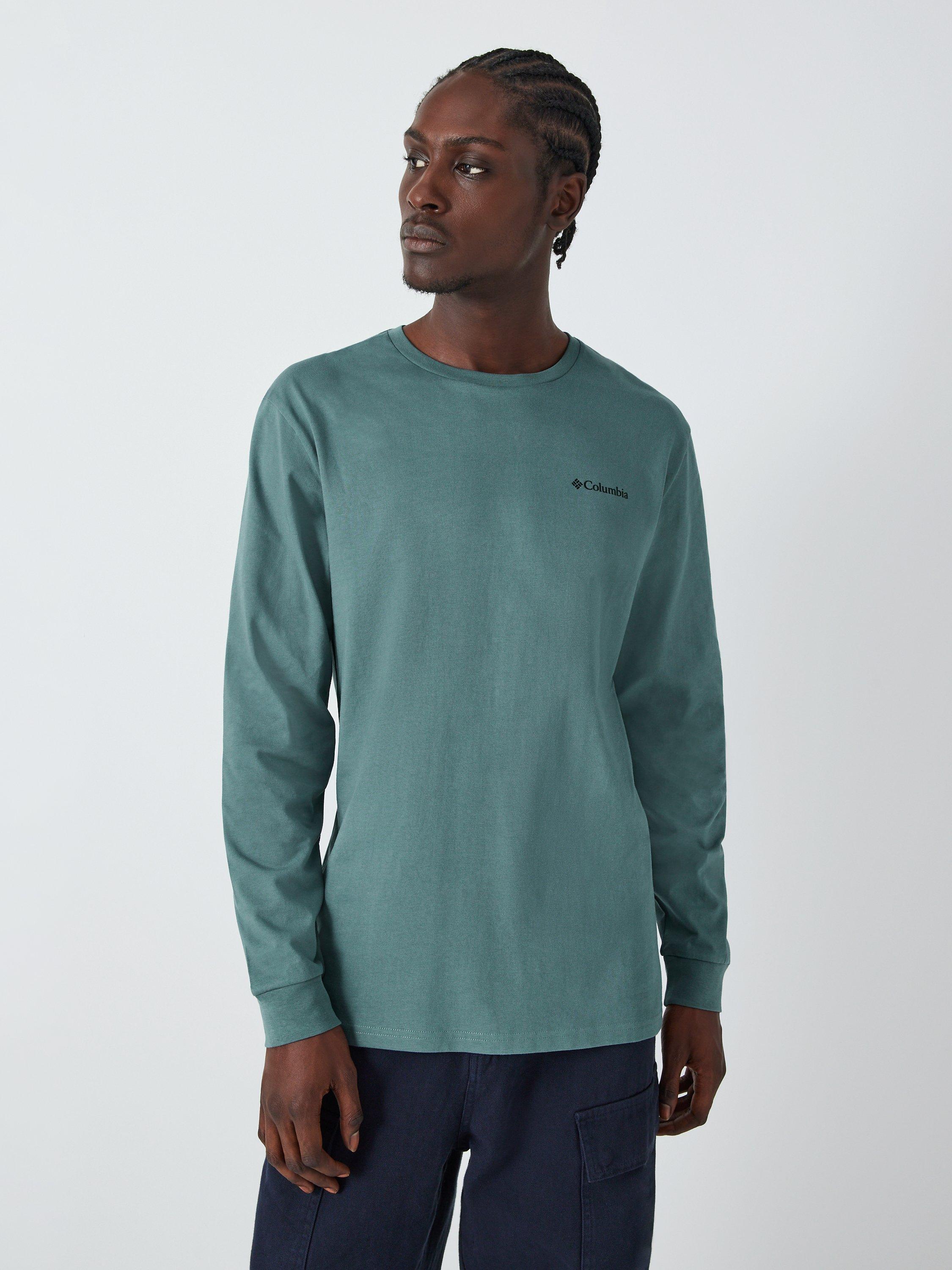 Columbia Explorers Long Sleeve Cotton Top, Metal
