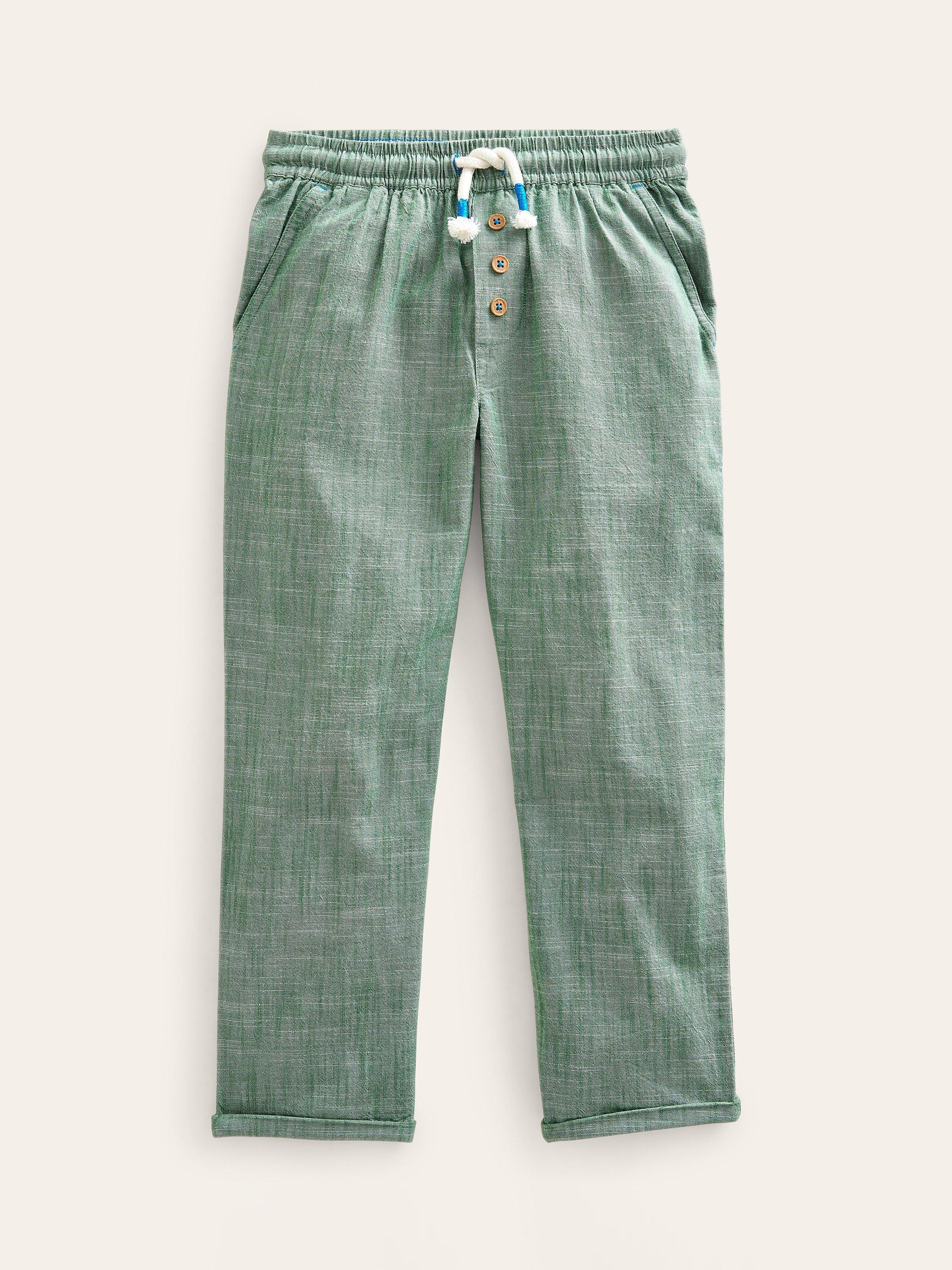 Mini Boden Kids' Elasticated Trousers, Rosemary