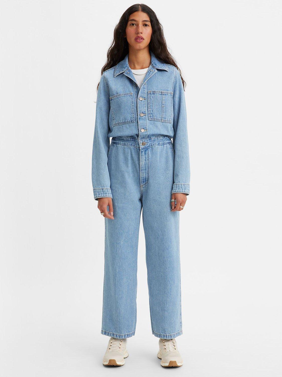 Levi's Iconic Denim Long Sleeve Jumpsuit, More Money