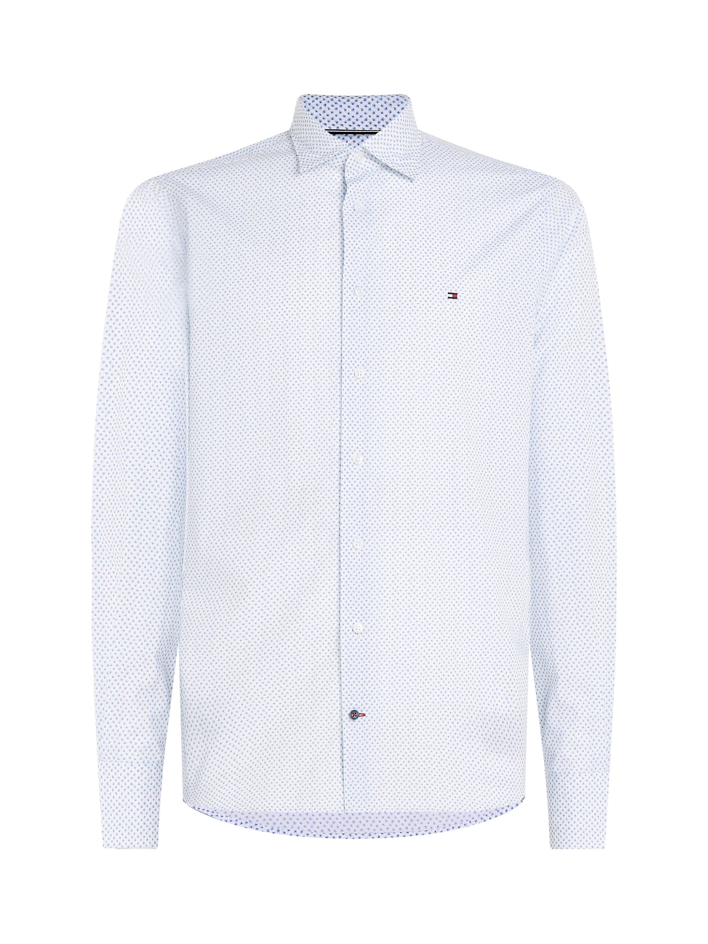 Product image 4 of 6, which shows Tommy Hilfiger Dandelion Print Shirt, White/Blue, 39