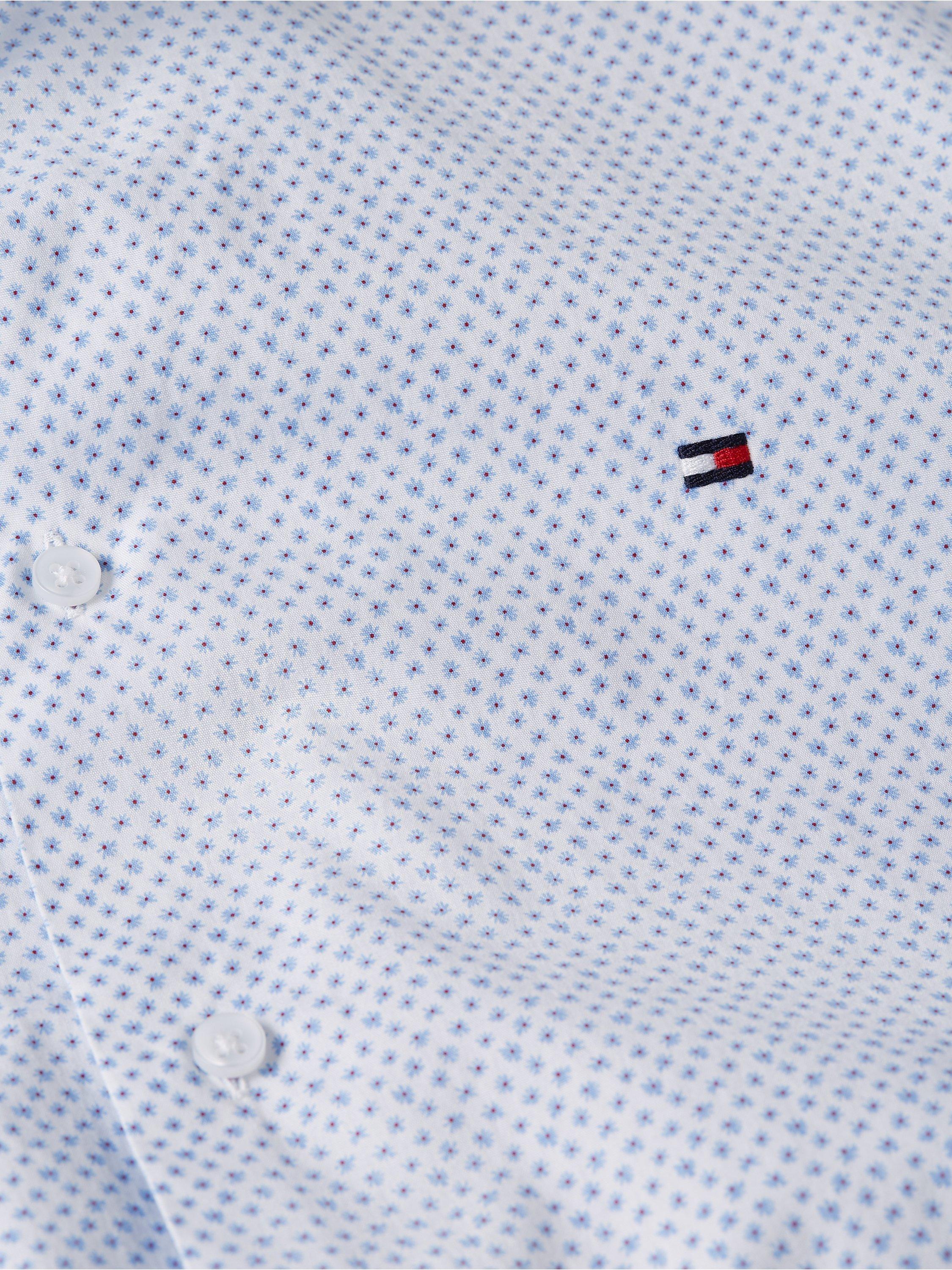 Product image 6 of 6, which shows Tommy Hilfiger Dandelion Print Shirt, White/Blue, 39