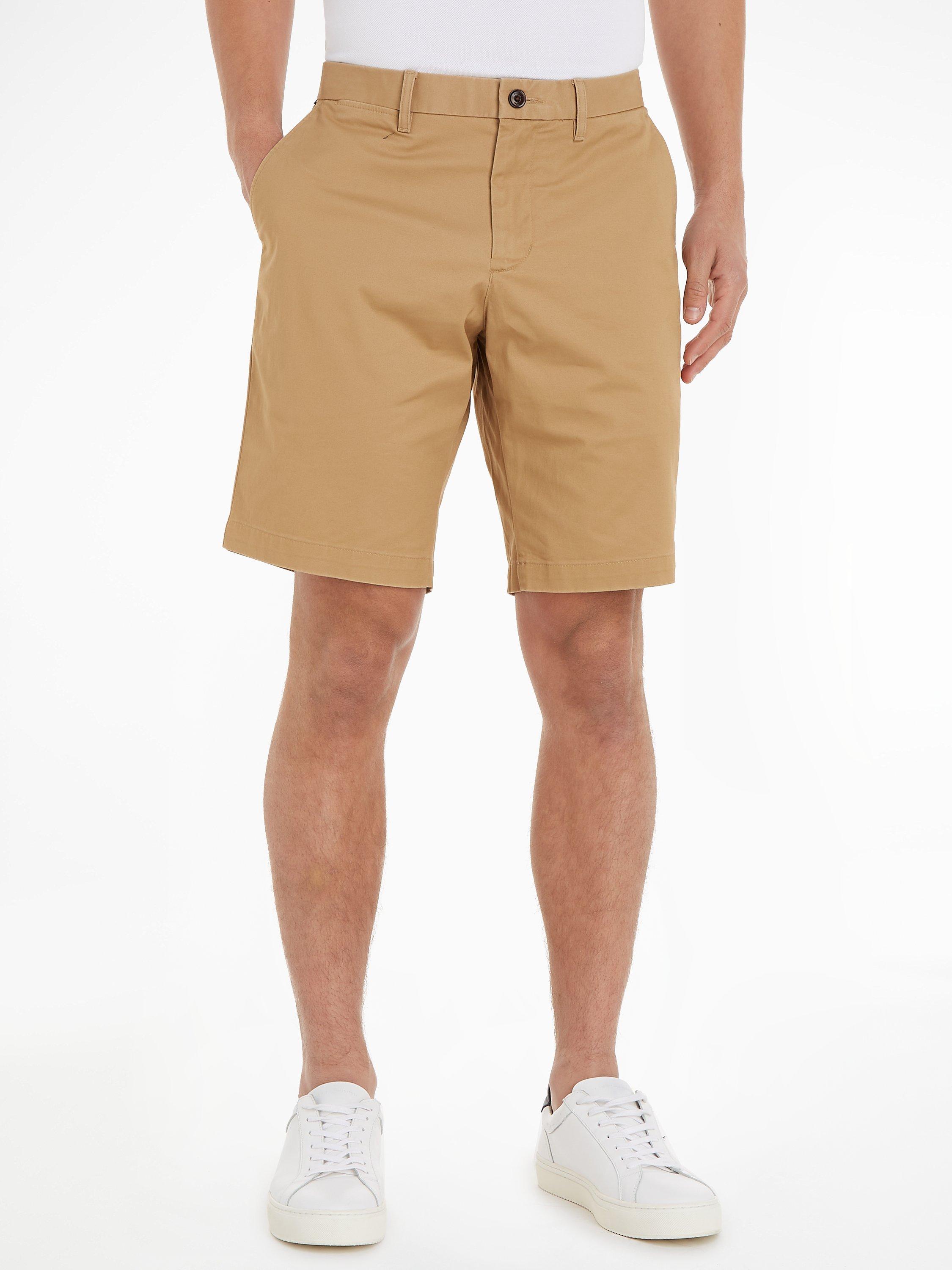 Product image 1 of 6, which shows Tommy Hilfiger 1985 Harlem Shorts, Brown, 30R