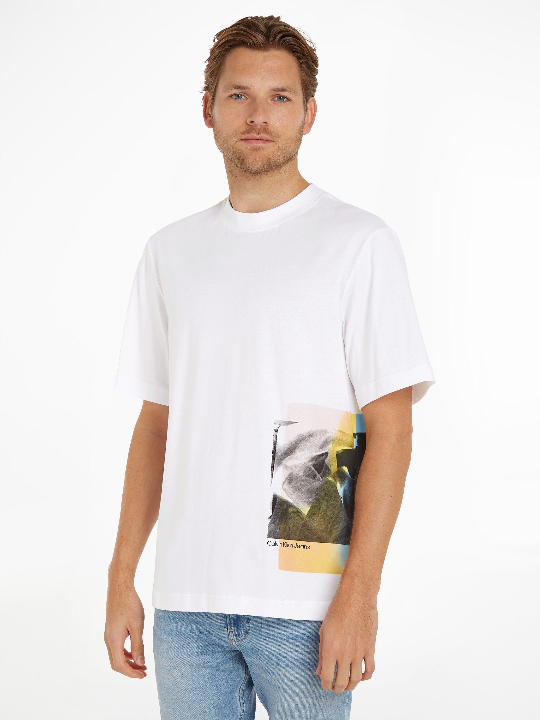 Calvin Klein Jeans NYC Print T-Shirt, Bright White